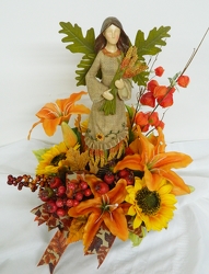 Autumn Angel from local Myrtle Beach florist, Bright & Beautiful Flowers